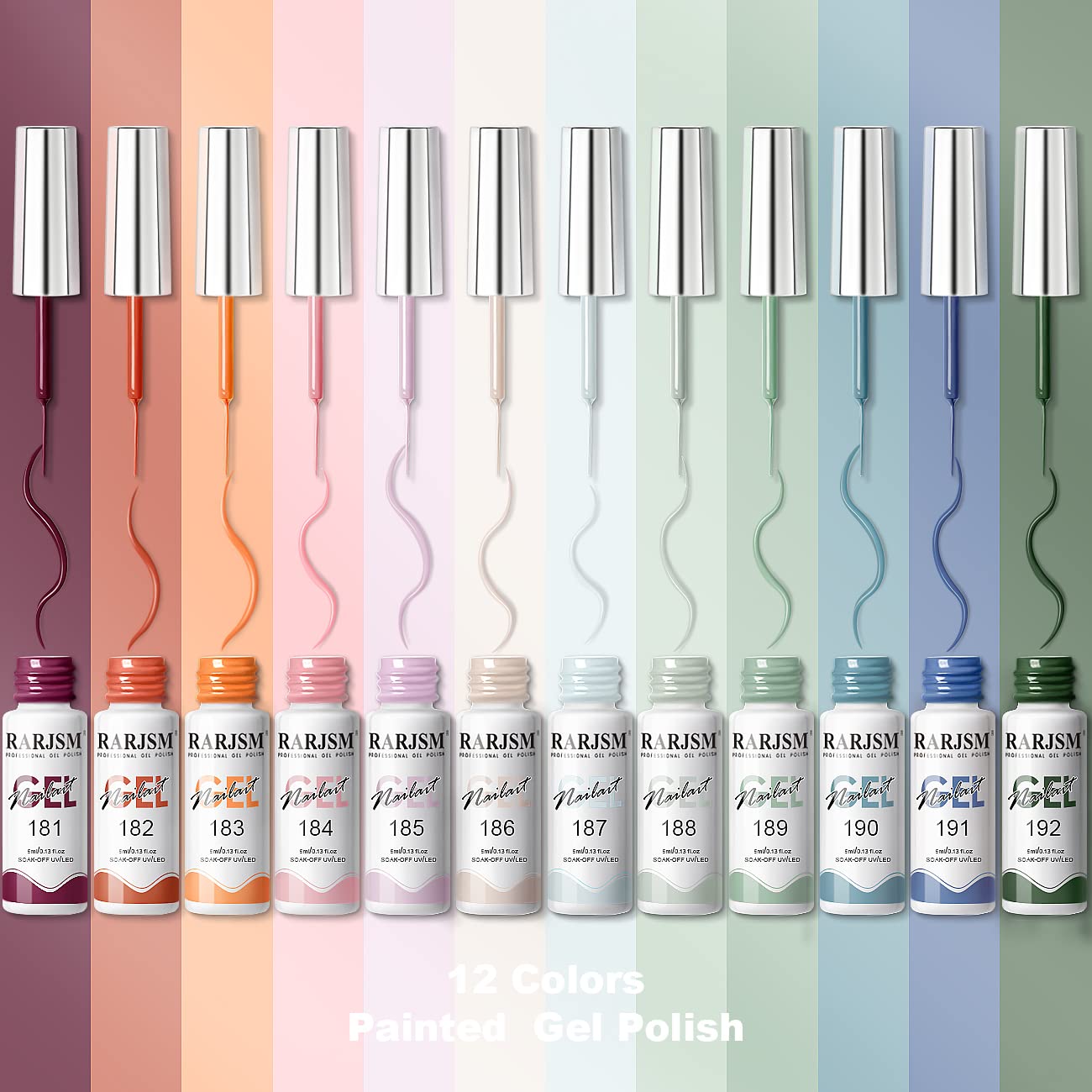 3-in-1 gel liner supports lines, dots, and tiny motifs.
