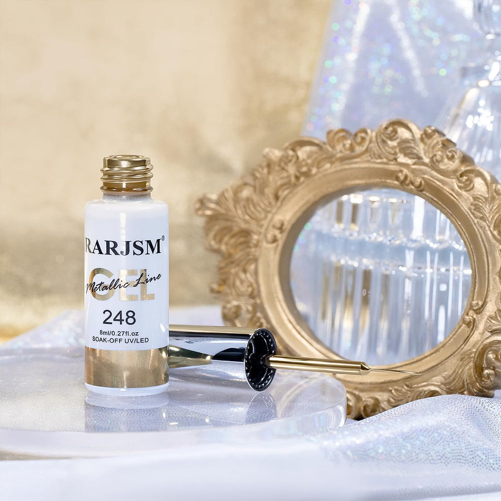 RARJSM soak-off gel polish 8ml convenient for home use.