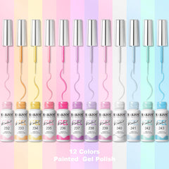 RARJSM nail art liner brush slim design close-up for clean lines