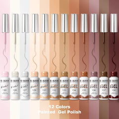 RARJSM built-in striping brush enables clean, sharp lines on nails.