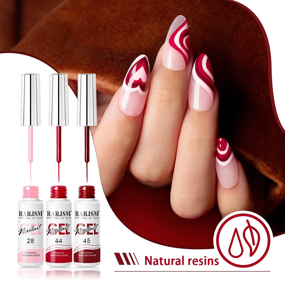 RARJSM non-toxic natural resin formula for safe DIY nails.