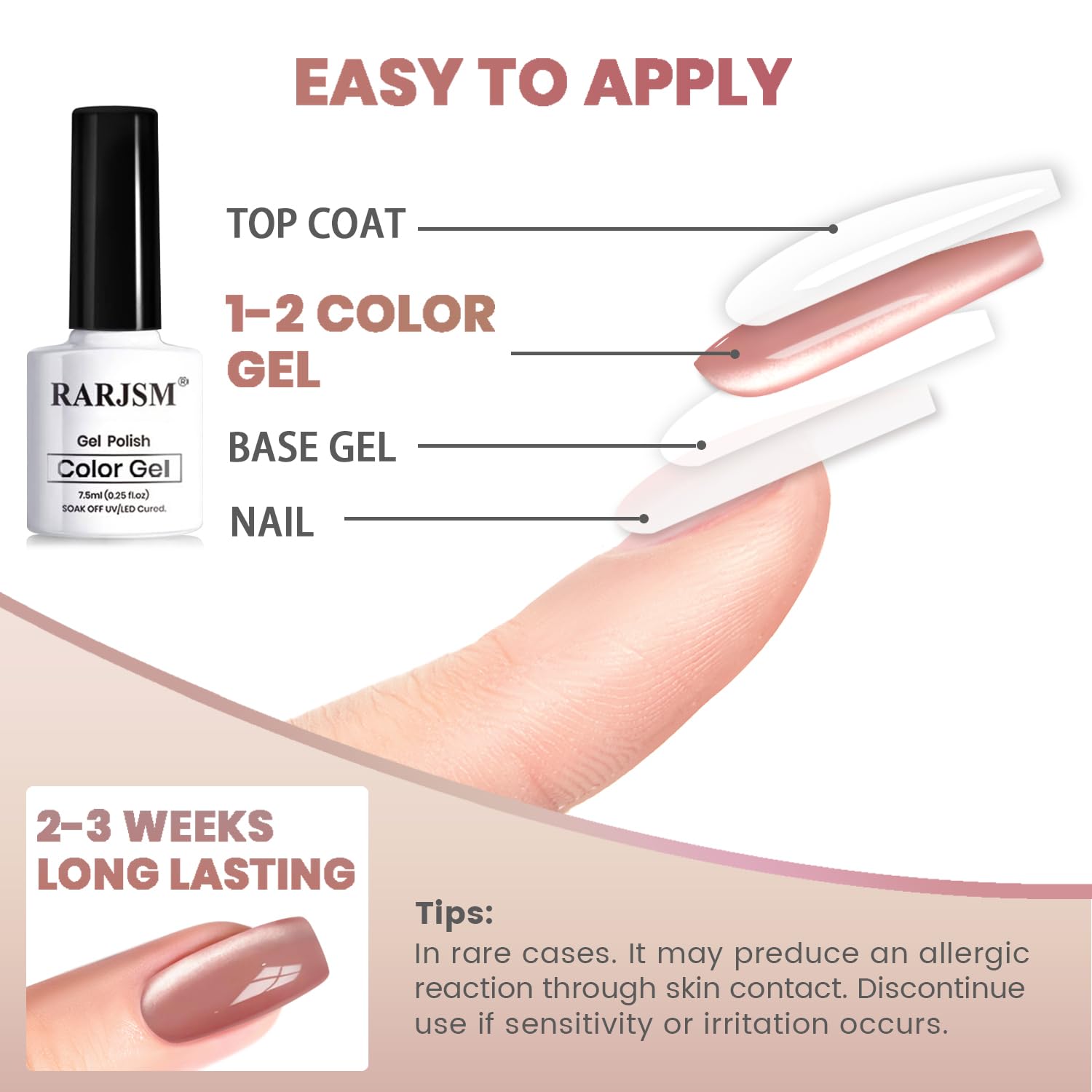 RARJSM Magnetic-stick for cat eye polish demonstrates precise, controlled application.