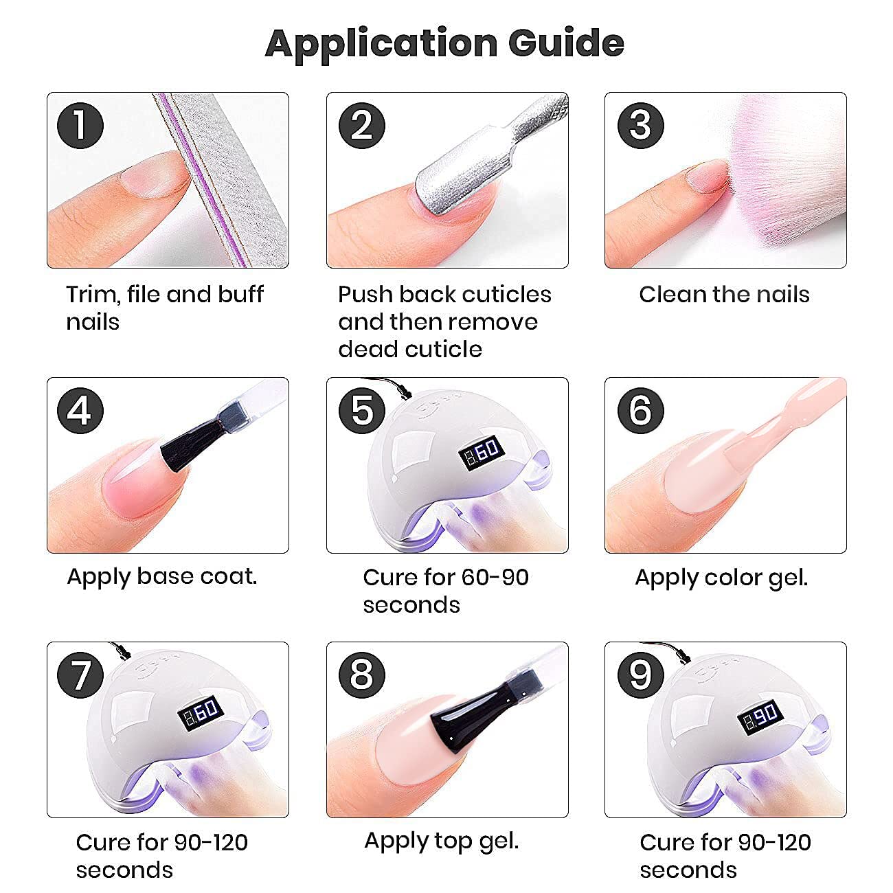 RARJSM salon-grade home-use gel polish for at-home nails