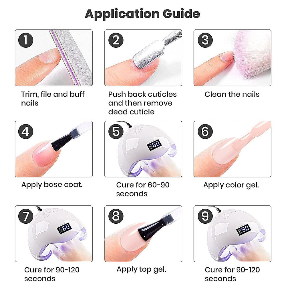 RARJSM salon-grade home-use gel polish for at-home nails