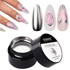 RARJSM silver chrome nail polish with mirror shine for standout manicures