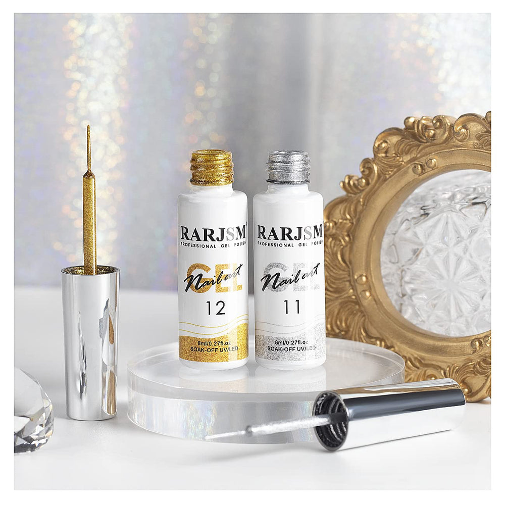 RARJSM thin brush pen enables precise nail art without swapping brushes