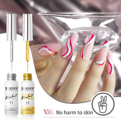 RARJSM gel polishes require UV LED curing for each coat