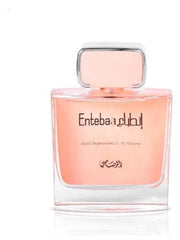 Rasasi Entebaa Woman EDP box highlighting premium presentation