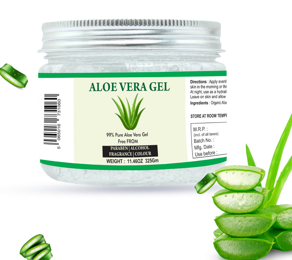 Raslok Aloe Vera Gel soothing after sun exposure or workouts