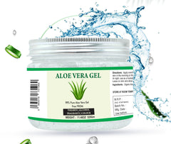 Raslok Aloe Vera Gel texture close-up showing soothing non sticky feel