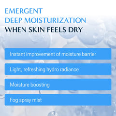 RATAPLAN Donghae deep mist spray delivers instant moisture on the go.