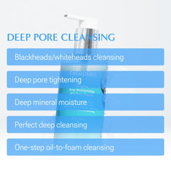 RATAPLAN Donghae oil-to-foam transition creates airy cleansing foam.