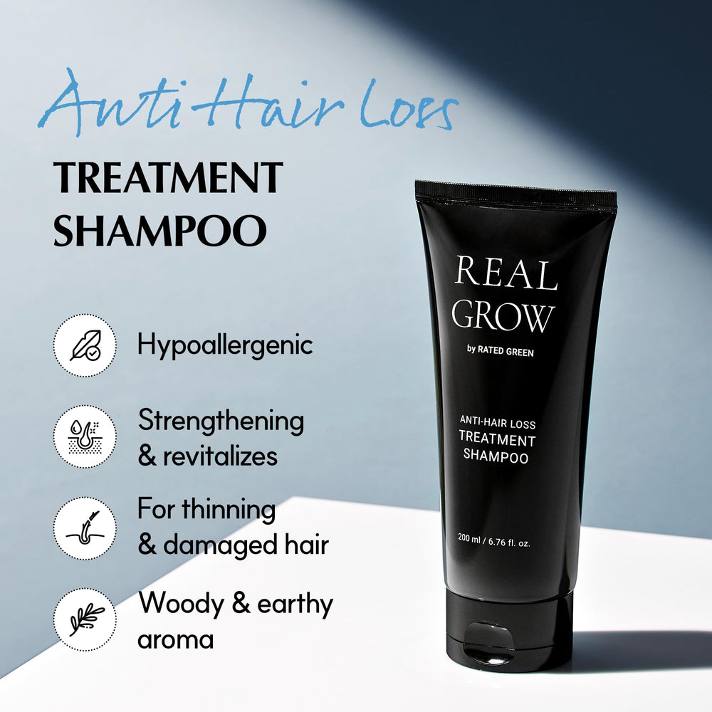 RATED GREEN Real Grow cream-based formula swatch, rich nutrients for moisturized hair.