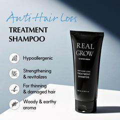 RATED GREEN Real Grow cream-based formula swatch, rich nutrients for moisturized hair.