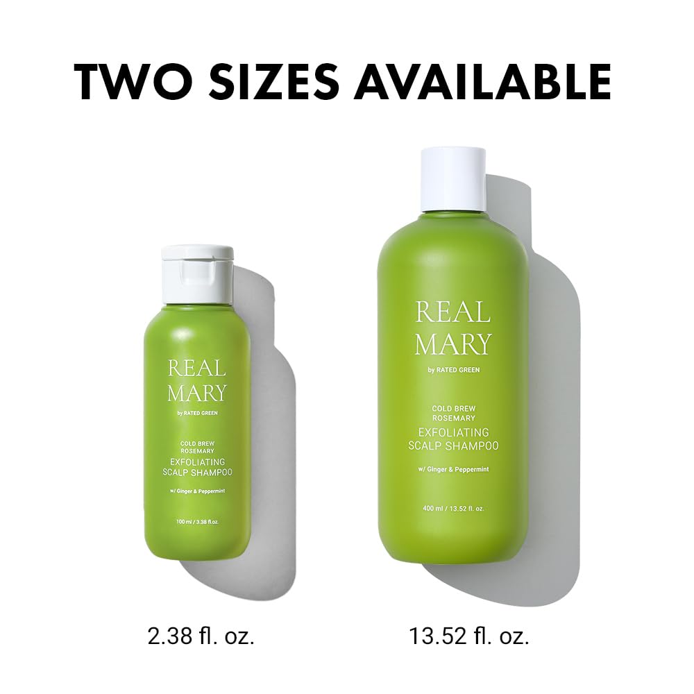 RATED GREEN Real Mary daily use supports balanced scalp with fewer harsh additives