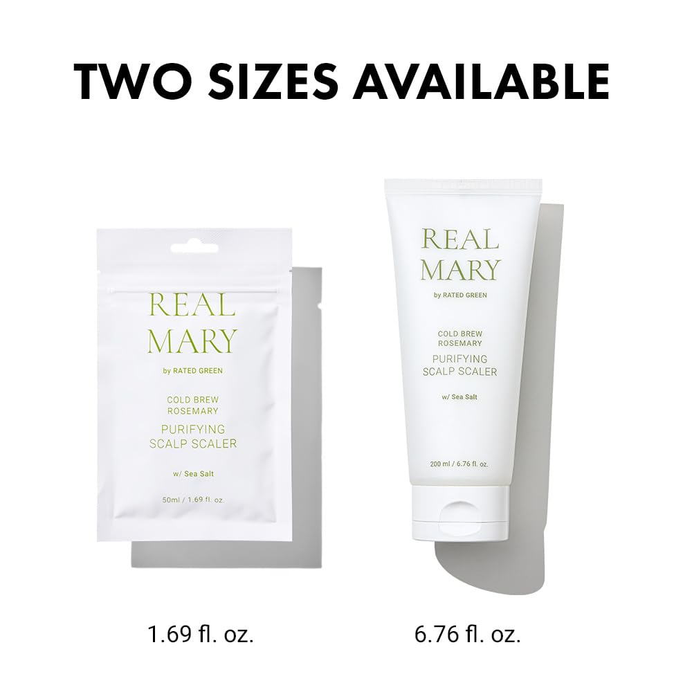 RATED GREEN Real Mary Scalp Scaler hair-volume after use shows noticeable lift.