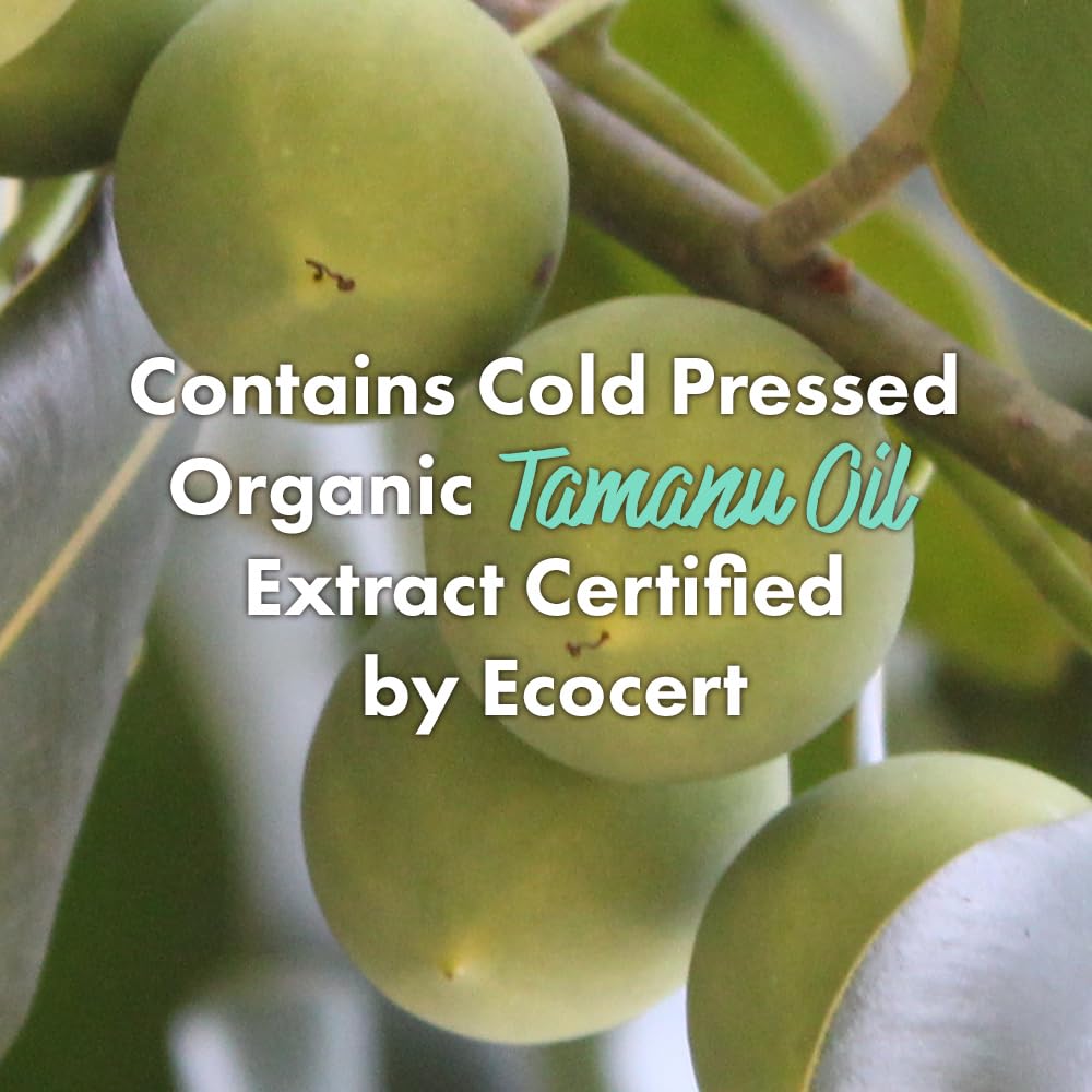 RATED GREEN Tamanu Oil Mask creamy texture close-up for detangling and smoothing hair.