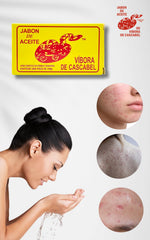 Snake Oil Rattlesnake Bar foaming wash on the face delivering a refreshing cleanse