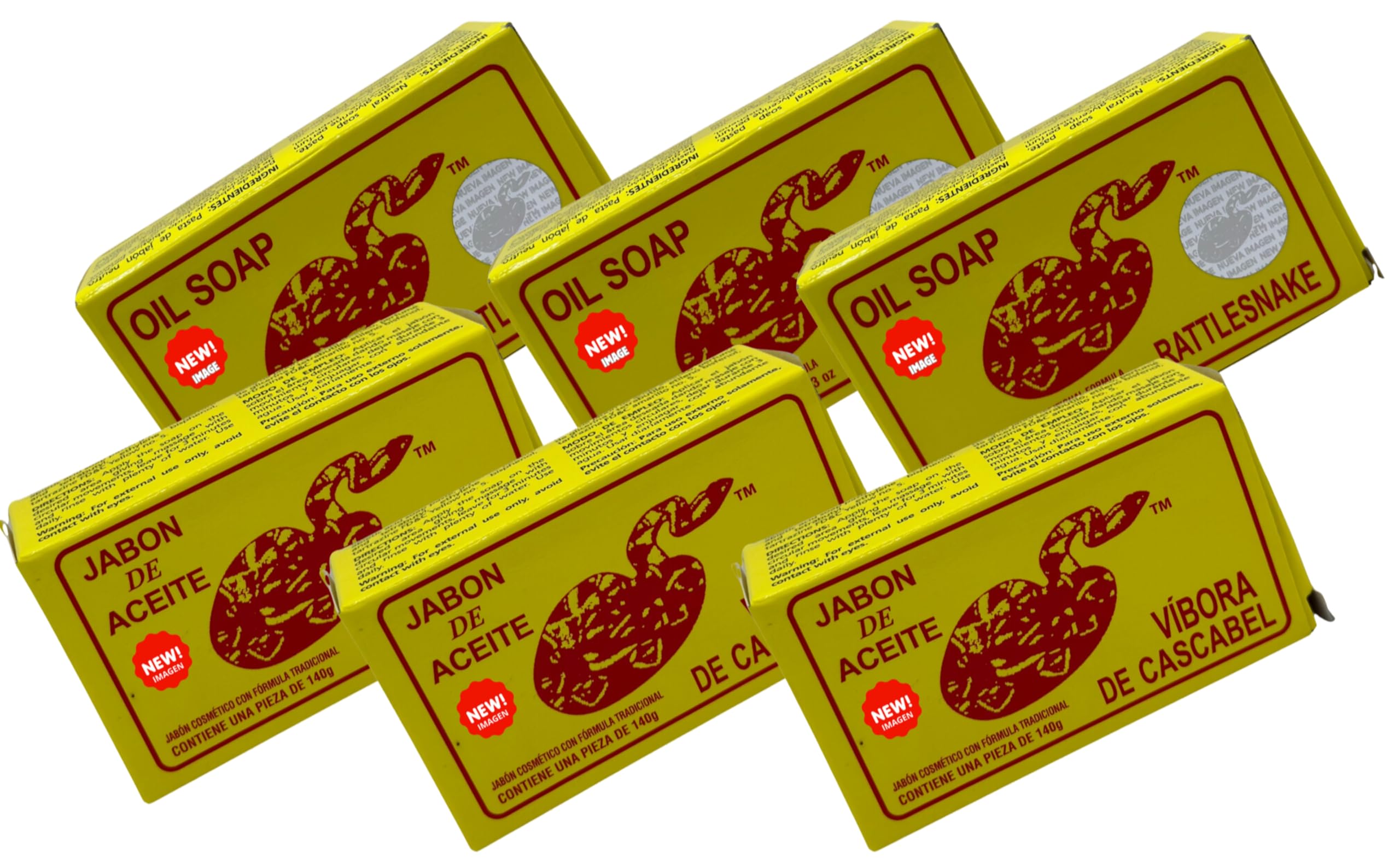 Rattlesnake soap original 140g front view showing clean bar texture and branding
