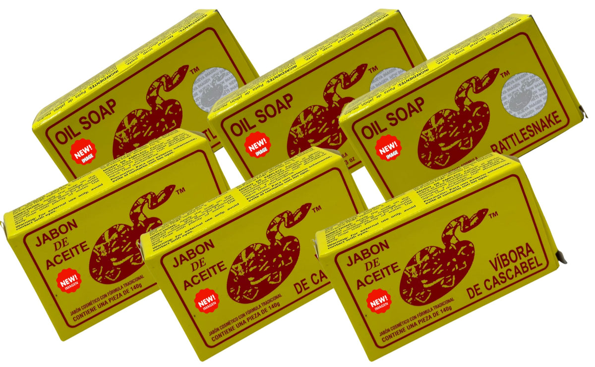 Rattlesnake soap original 140g front view showing clean bar texture and branding