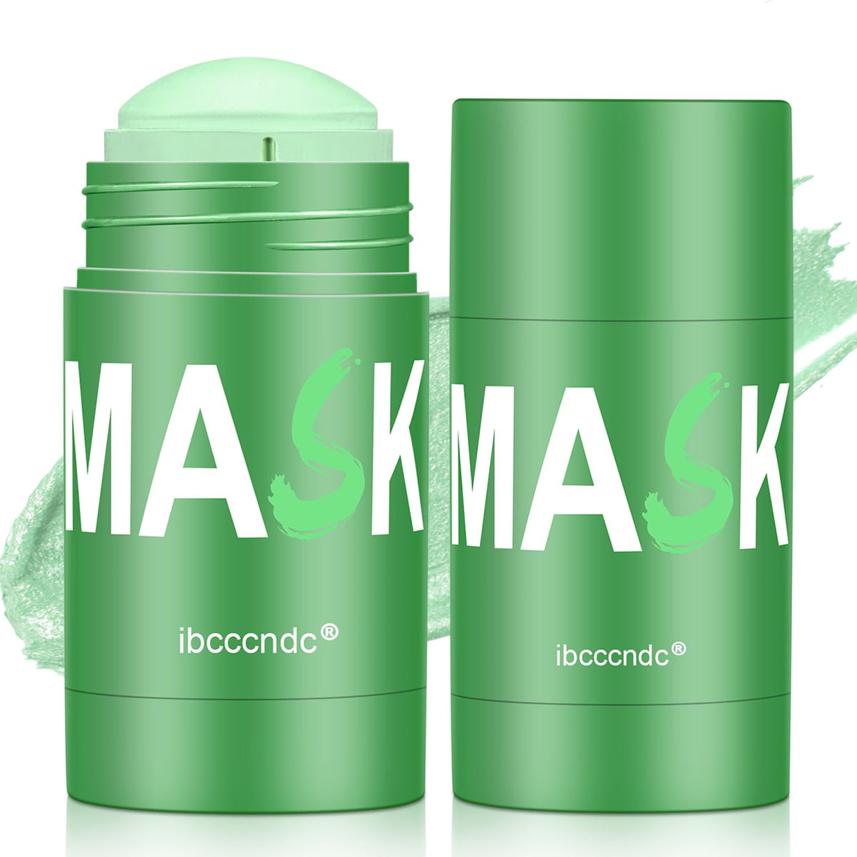 RATYMON Green Tea Mask Stick applying for pore cleansing and oil balance.