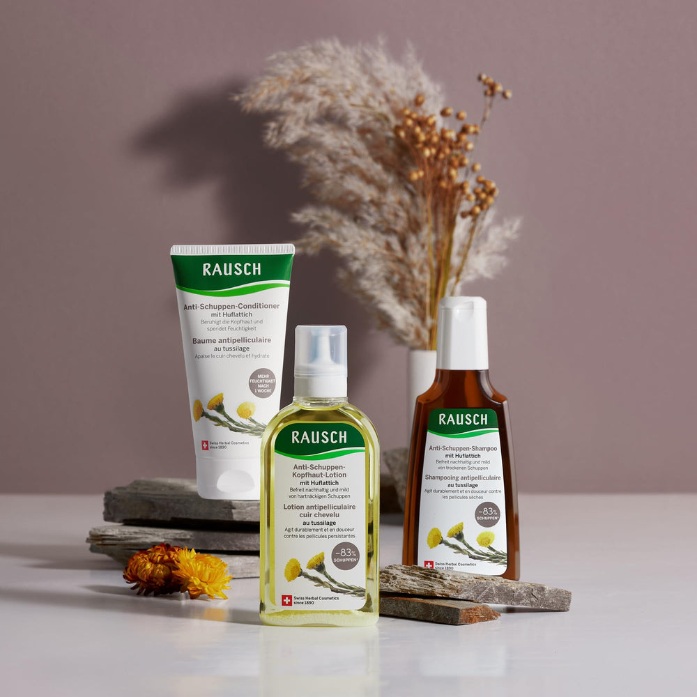 RAUSCH Coltsfoot packaging 200 ml displayed for everyday use
