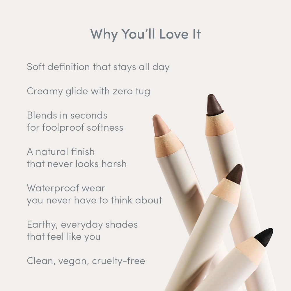 Ravie Beauty Soft Definition Onyx longwear test shows smudge resistance