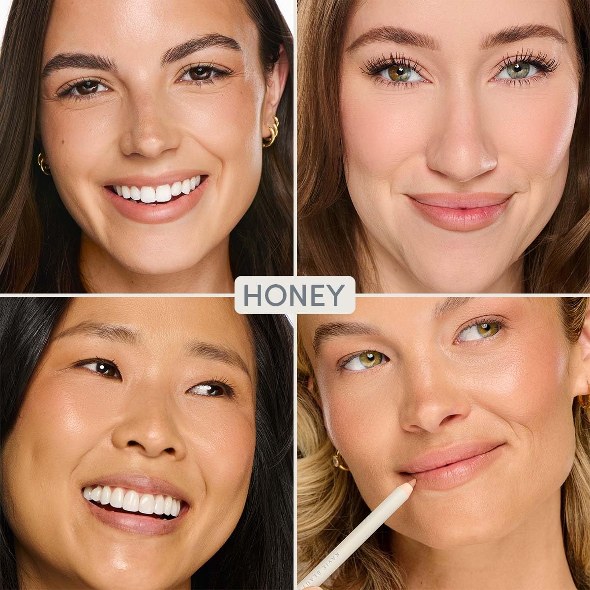 Ravie Beauty Soft Definition Lip Liner clean-performance formula in use.