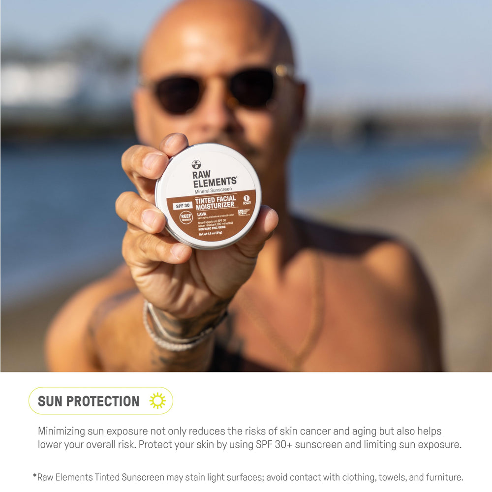 Raw Elements family-safe formula suitable for all ages and skin types.