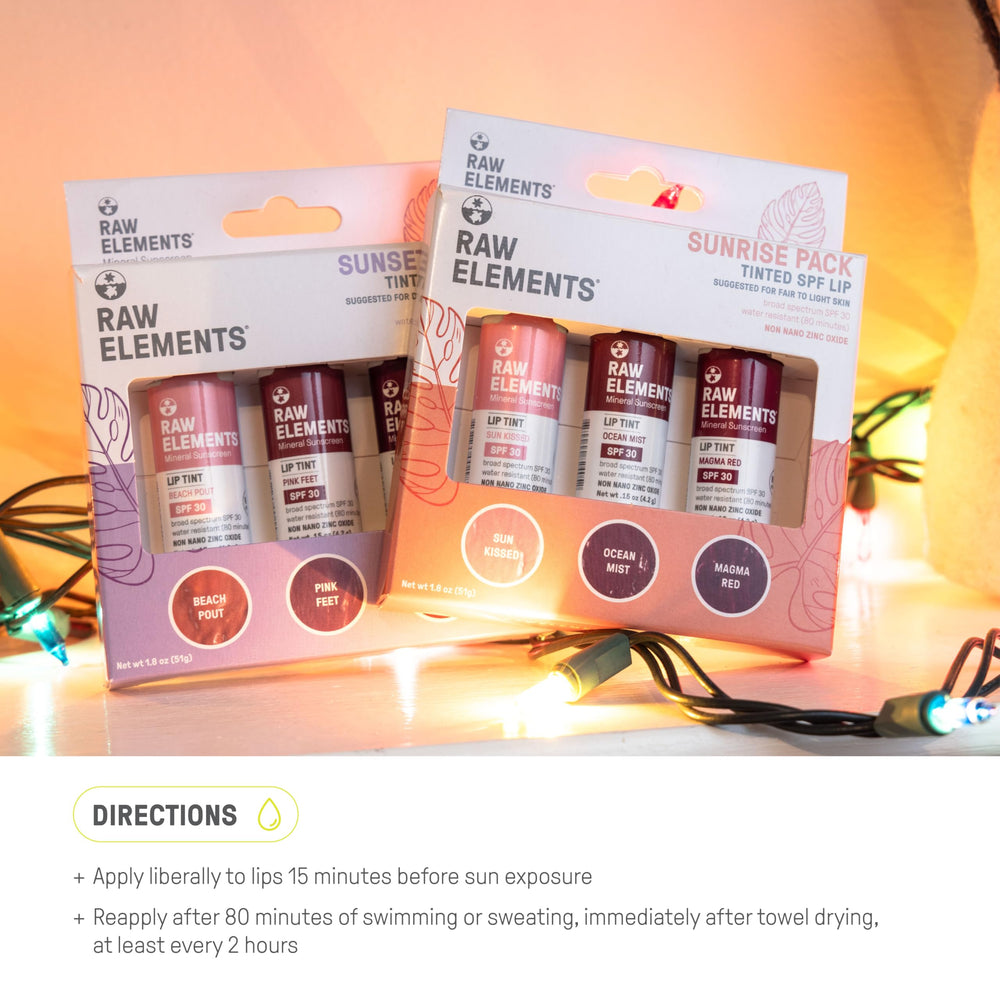 Raw Elements reef-safe and cruelty-free packaging supports responsible beauty