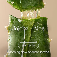RAW SUGAR jojoba oil closeup highlighting nourishing ingredient