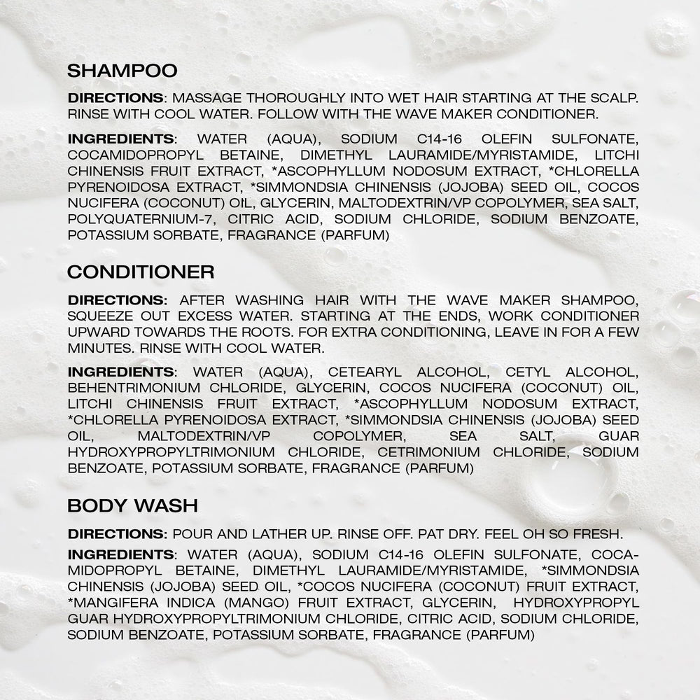 RAW SUGAR Lychee Sea Salt Jojoba ingredients close up nourishing care.