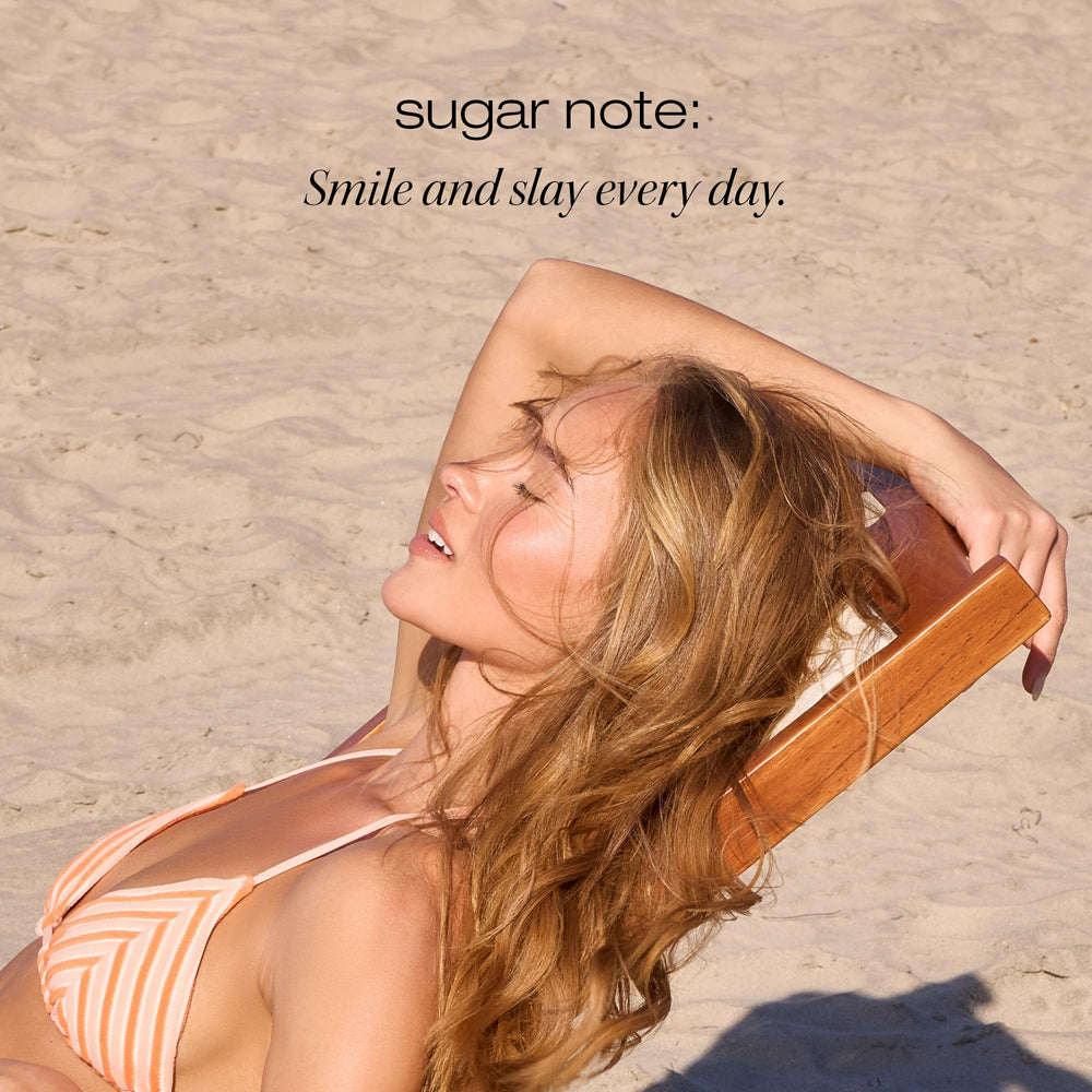 RAW SUGAR skin after shower with hydrated glow.