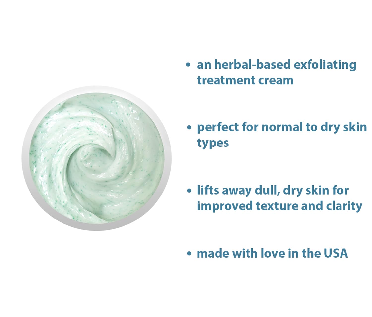 Ingredients view with bamboo and jojoba beads