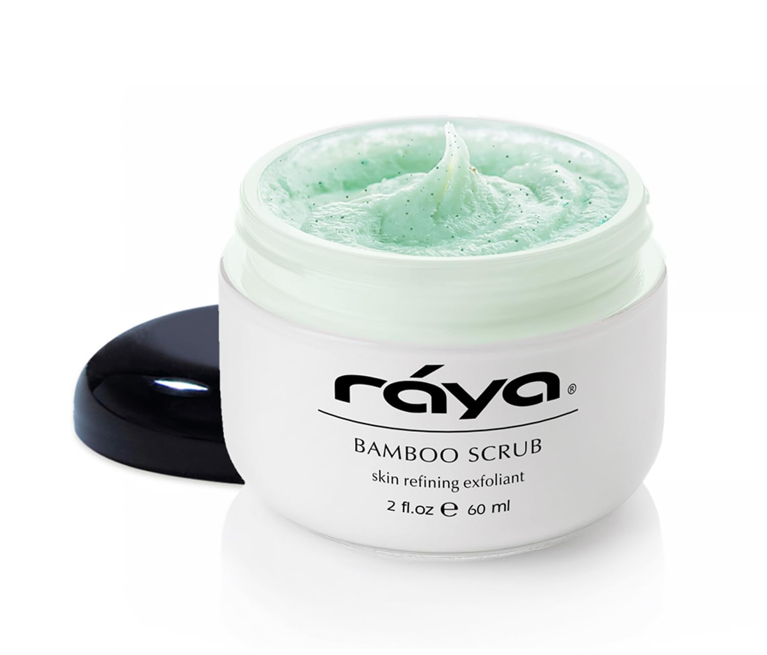 RAYA Bamboo Facial Scrub jar for smooth skin