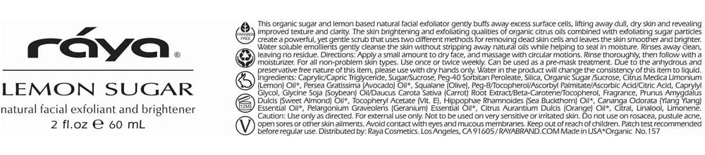 Raya Lemon Sugar Scrub application shot for daily routine