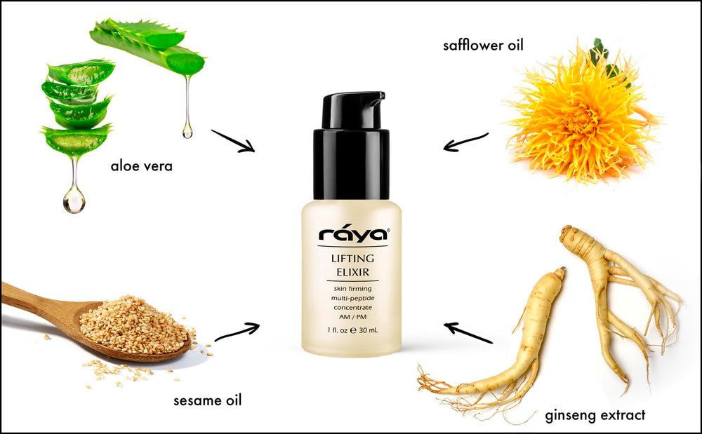 Raya Lifting Elixir dropper, precise application for targeted lifting and hydration