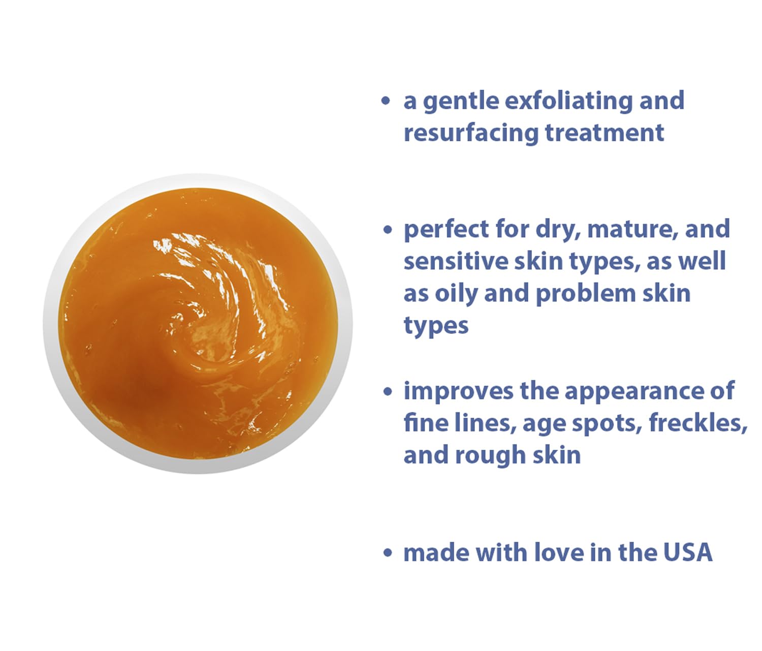 Raya Pumpkin Enzyme Facial Puree label indicating clean, cruelty-free USA-made formula.