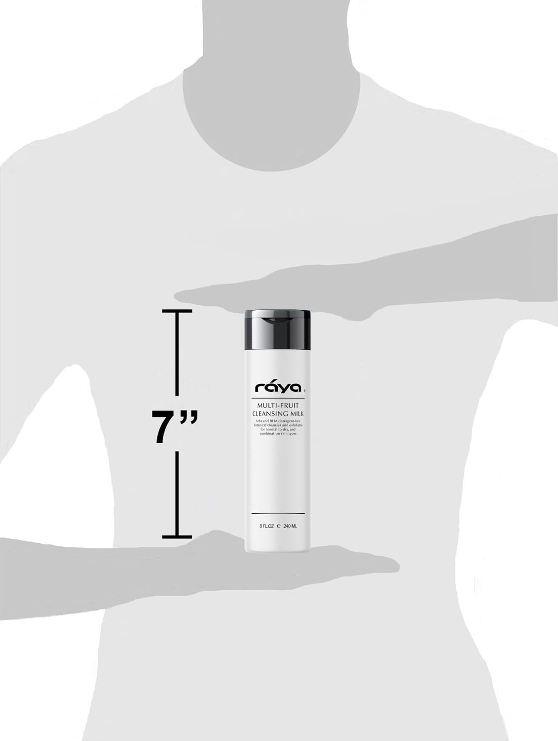 Raya soft-skin after-use visual conveys hydrated, refreshed complexion.