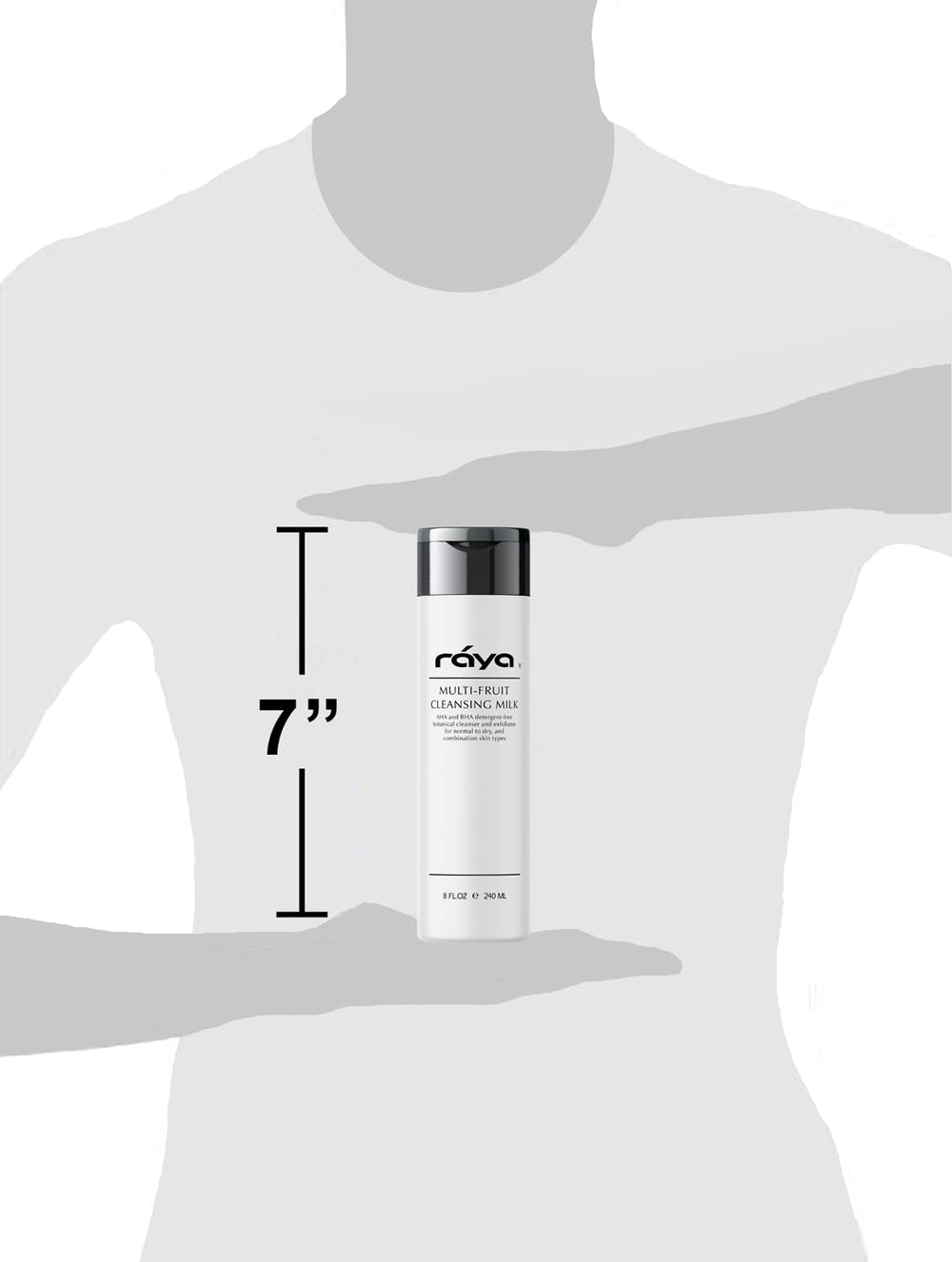 Raya soft-skin after-use visual conveys hydrated, refreshed complexion.