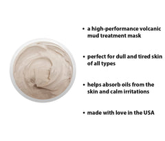 Raya Volcanic Mud Masque application on clean skin for pore refresh