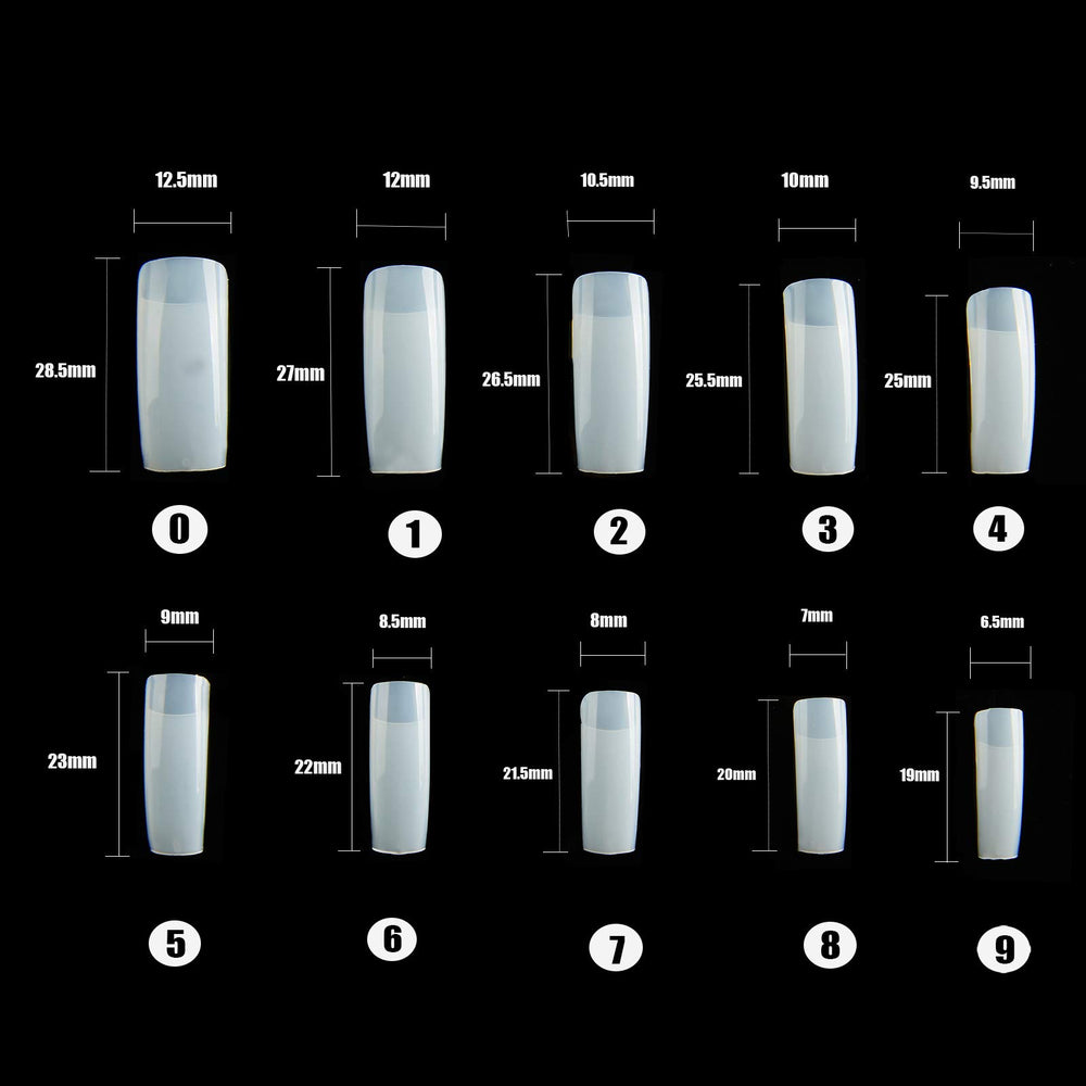 RayanWay ABS material nail tips for durable, gentle wear.