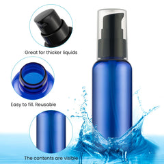 RAYNAG transparent bottles allow quick content checks and refills