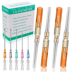 Rayyl mixed gauge catheter piercing needles in packaging for clean use