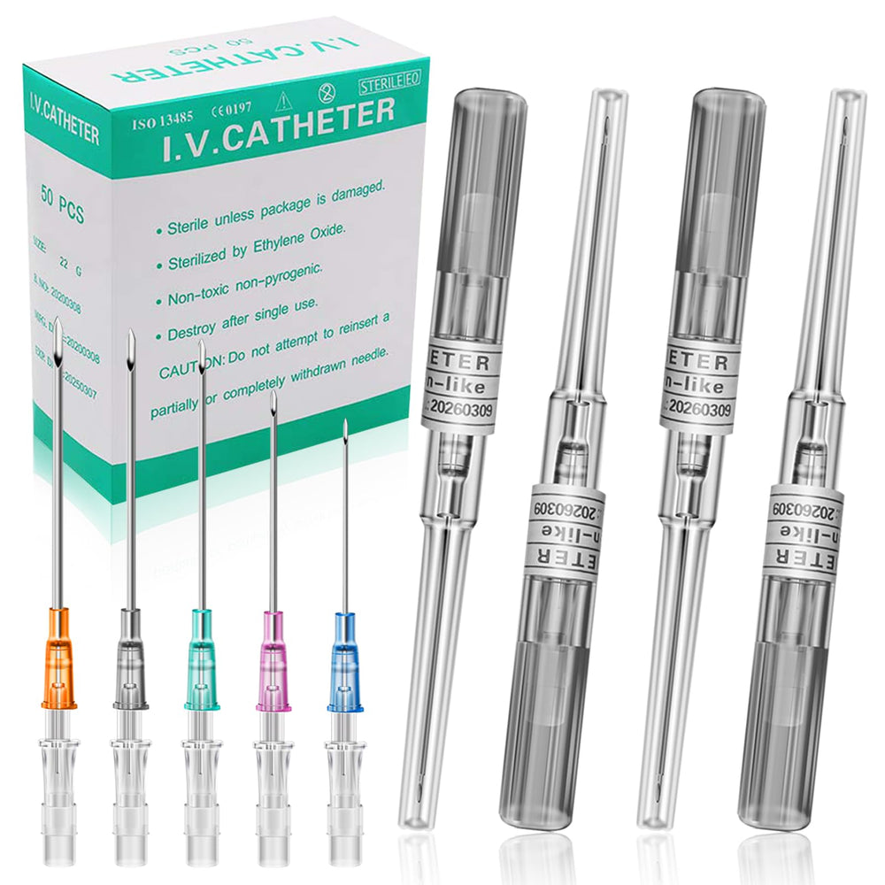 Rayyl catheter piercing needles pack for versatile ear and body piercings