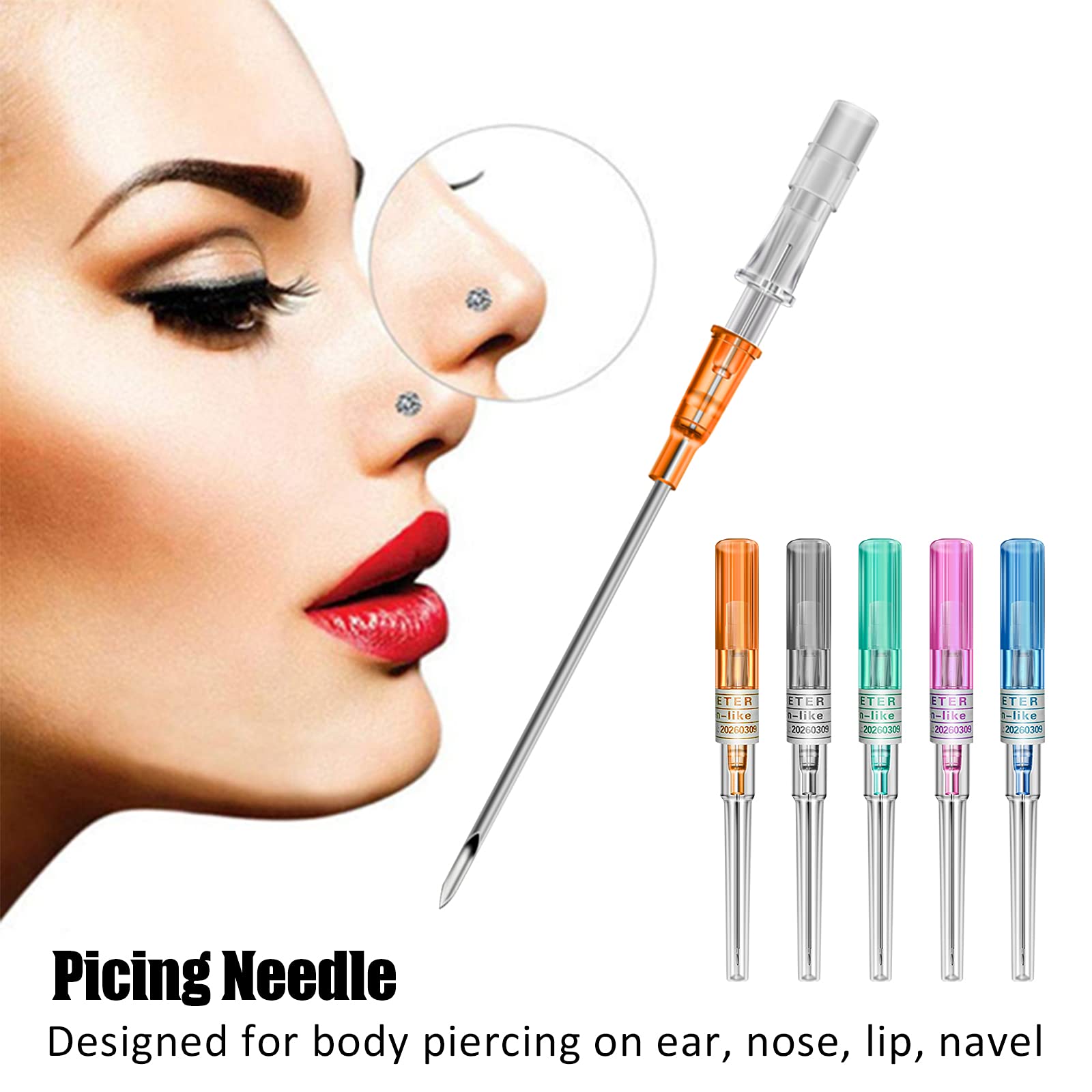 Rayyl easy-to-use piercing tool with plastic tube aid