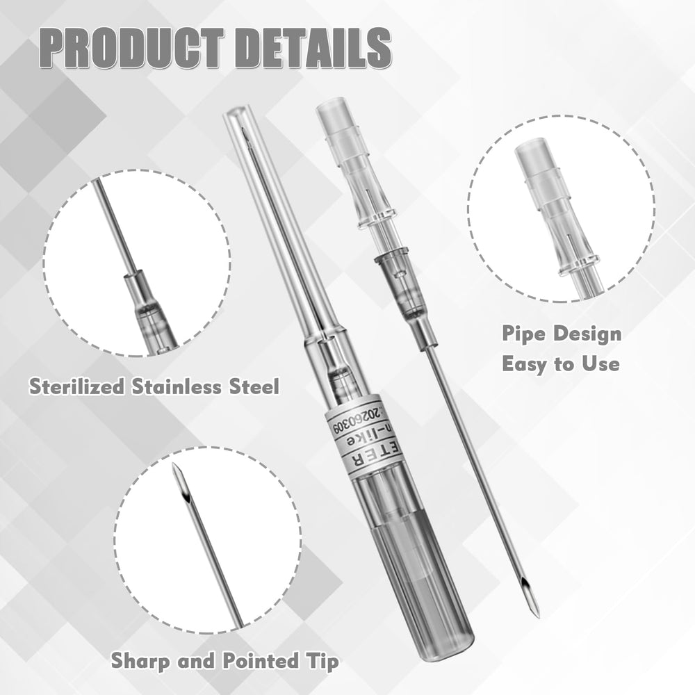 Rayyl mixed gauge needle set offers 14G to 22G options for precision