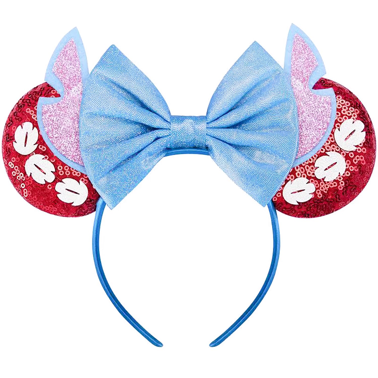 RAZKO Minnie ears headband with stitch red ears for festive cosplay