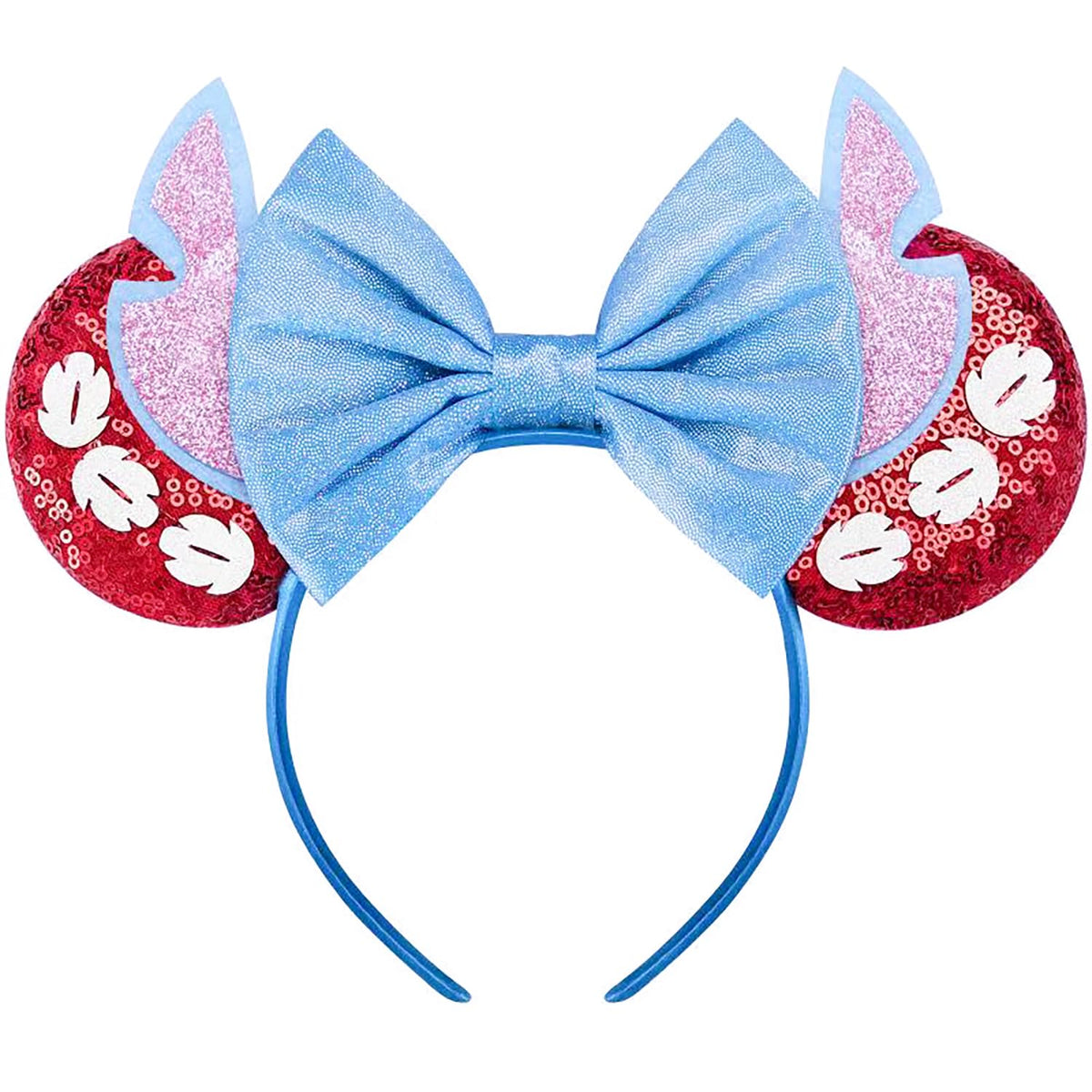 RAZKO Minnie ears headband with stitch red ears for festive cosplay