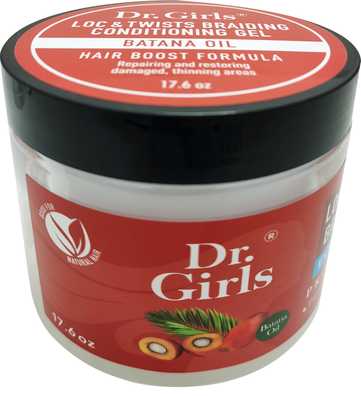 R&B Collection Dr. Girls Braiding Edge Gel bottle showing long-lasting hold and edge smoothing